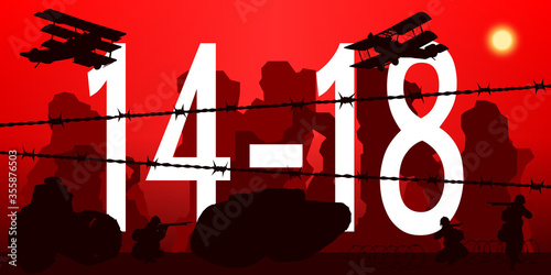 14-18 Première Guerre Mondiale Rouge