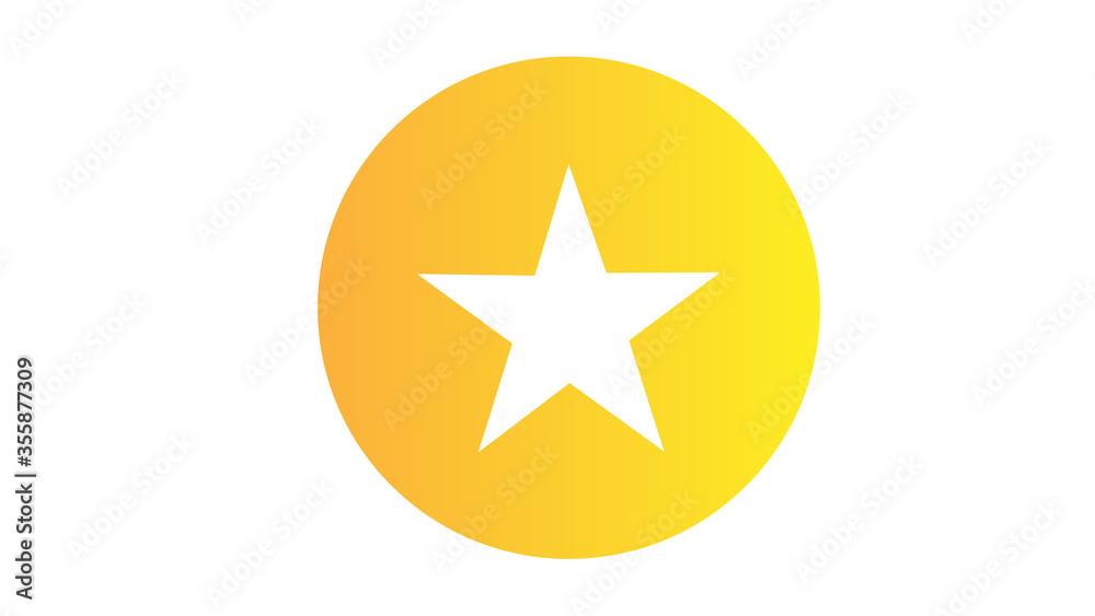 star icon illustraion on white backgound star icon illustraion on white backgound
