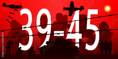 39-45 Seconde Guerre Mondiale Rouge