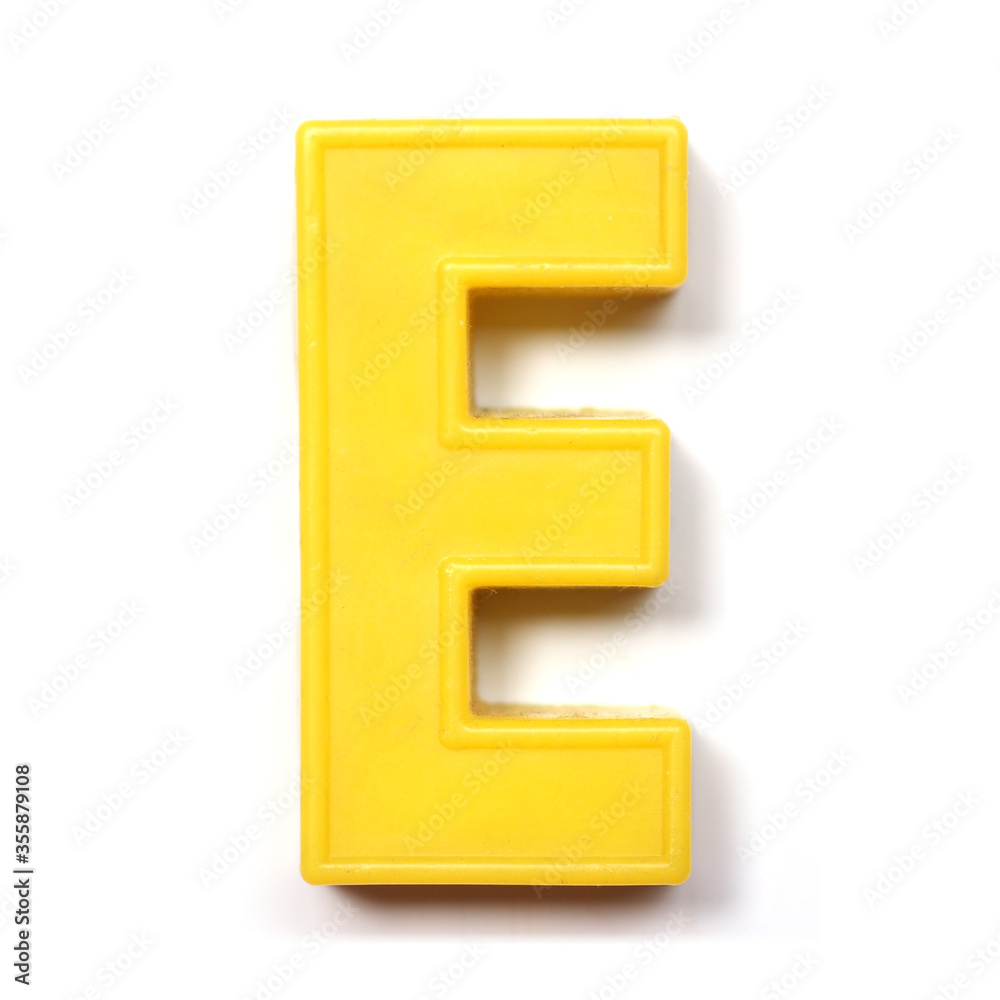 Magnetic uppercase letter E Magnetic uppercase letter E
