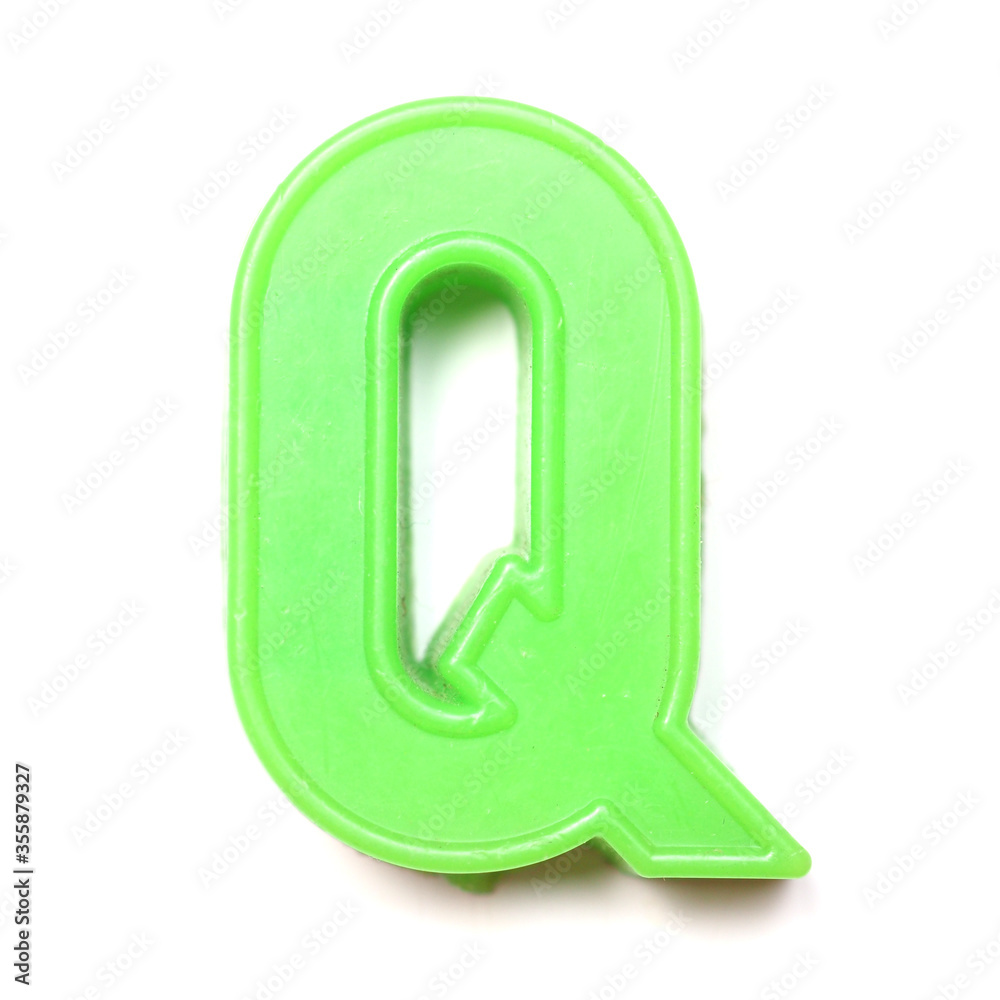 Magnetic uppercase letter Q Magnetic uppercase letter Q