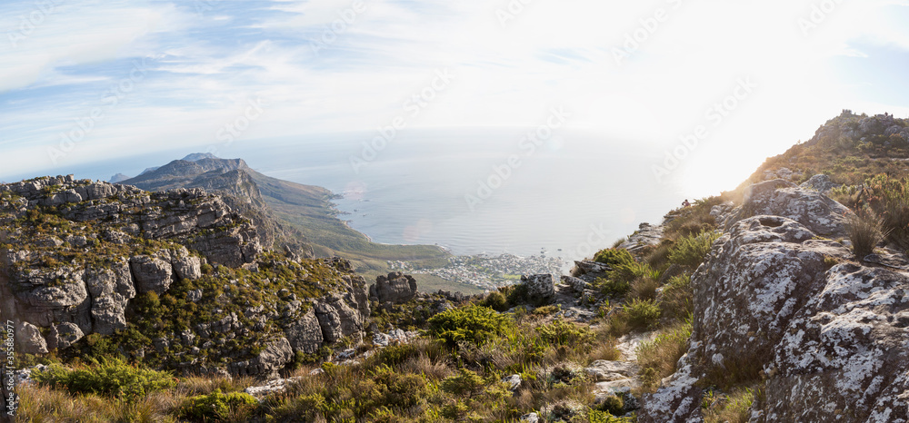 Cape town on top op table mountain mview
