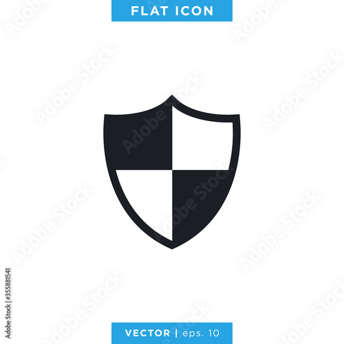 Shield icon vector logo design template. Free Download Shield icon vector logo design template. - GFXLoad