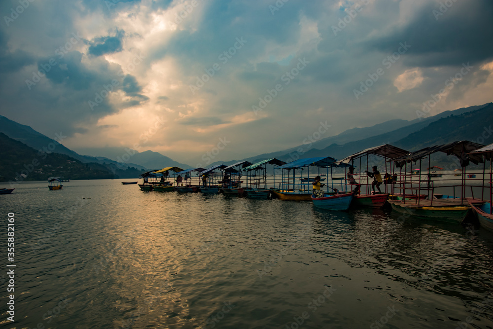 Obraz premium pokhara nepal