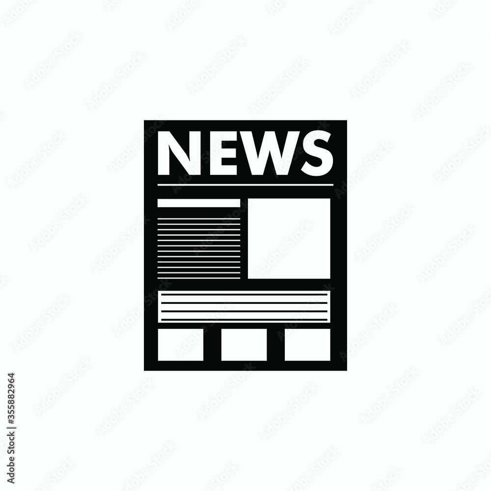 newspaper icon vector newspaper icon vector
