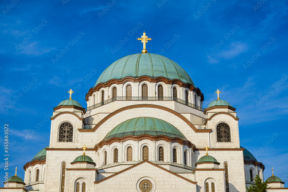 Saint Sava church, Orthodox Christian church in Belgrade, Serbia
