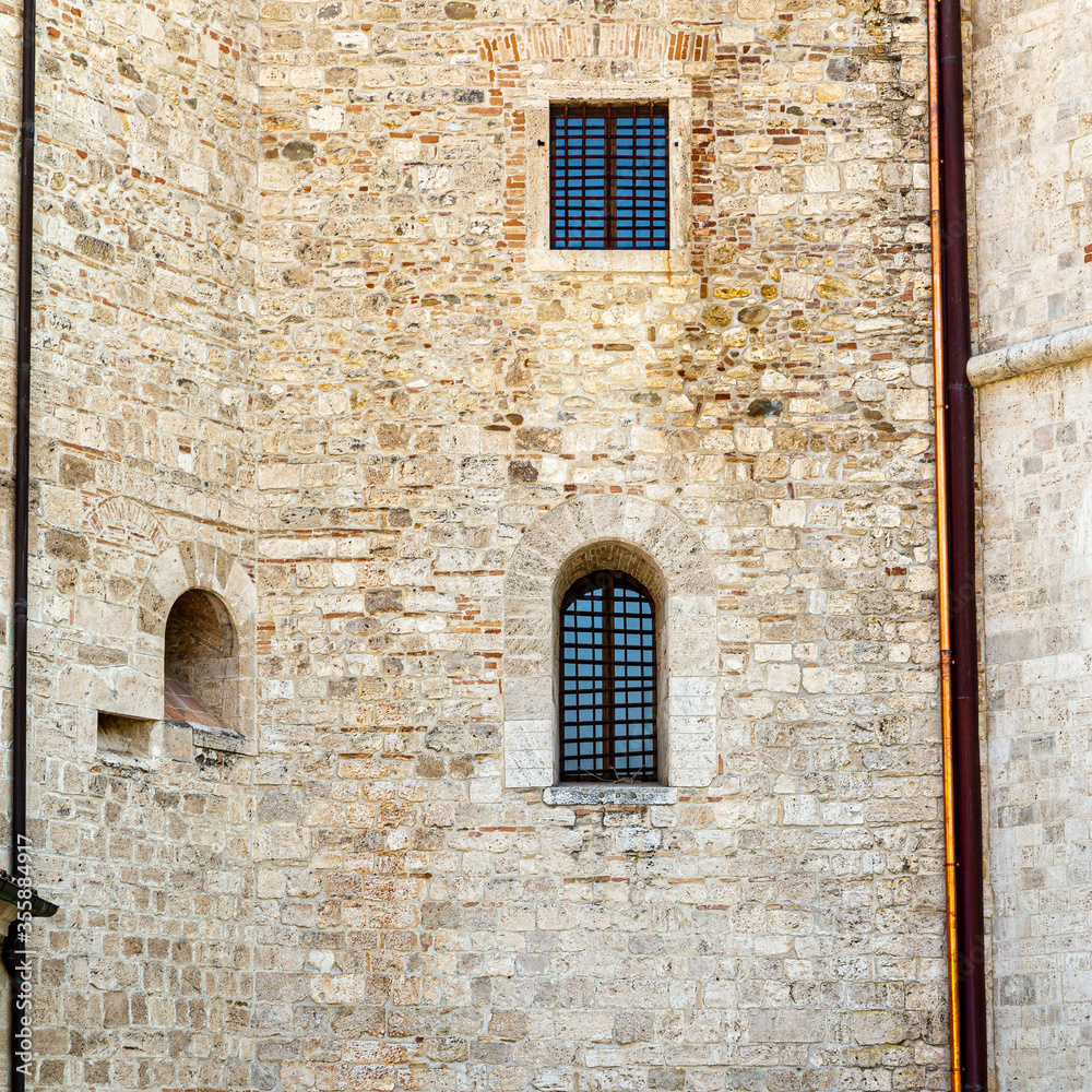 windows in the facades