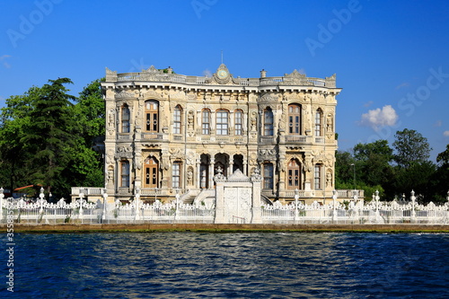 The historic Kucuksu Pavilion in Istanbul. Construction year 1856