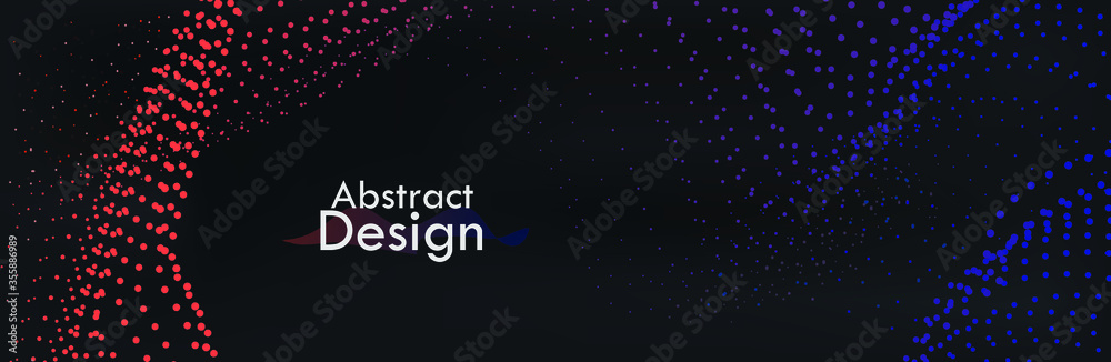Data technology abstract futuristic illustration . Low poly shape with connecting dots and lines on dark background. Vector illustration