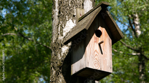 wooden bird house © Y