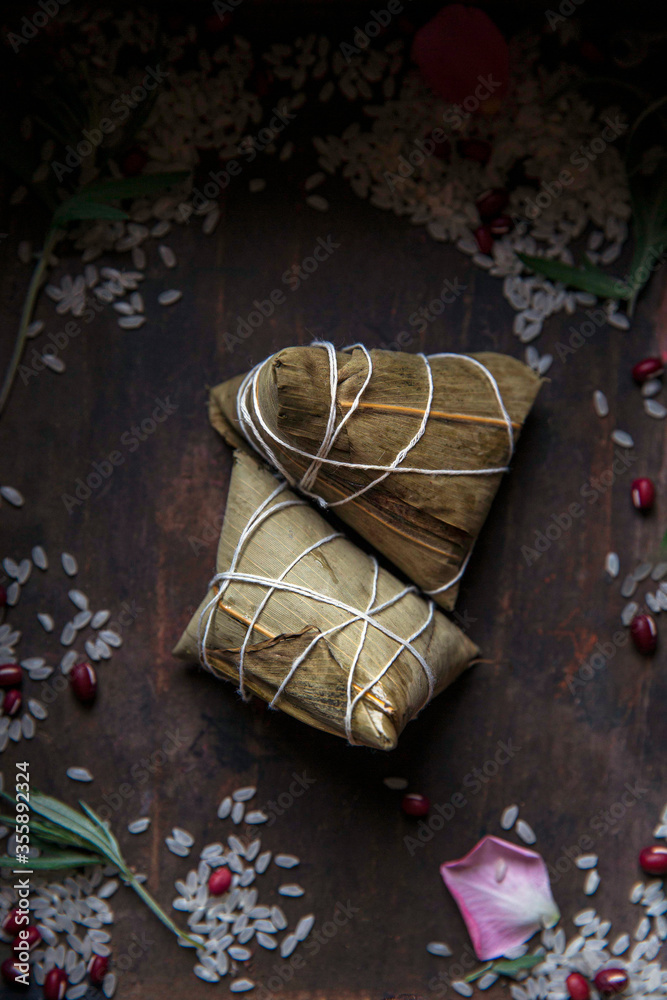 Fototapeta premium Traditional Chinese rice-pudding