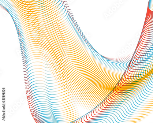 Abstract background blend wave line design for Wallpaper, Banner, Background, Card, Book Illustration, landing page