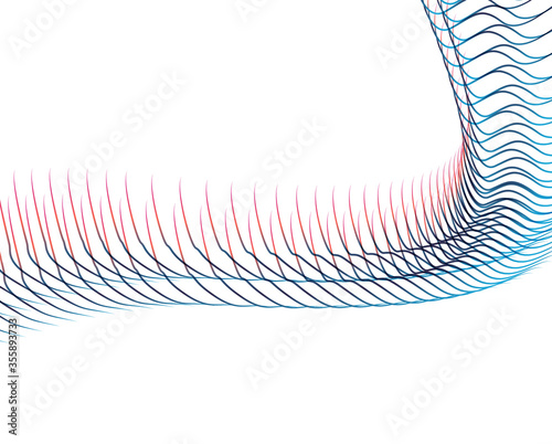 Abstract background blend wave line design for Wallpaper, Banner, Background, Card, Book Illustration, landing page