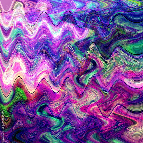 Abstract Psychodelic Vivid Rainbow Colorful, Wallpaper pattern paint, Flowing light strokes motion bright colorful smoke, Multicolor clouds, Rainbow cloudy pattern, Blurry gas, Foggy spectrum