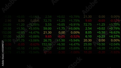 Stock screen price movement.
Financial Equity economic background.