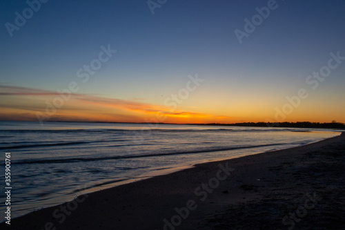 gullbranna strand solnedgång