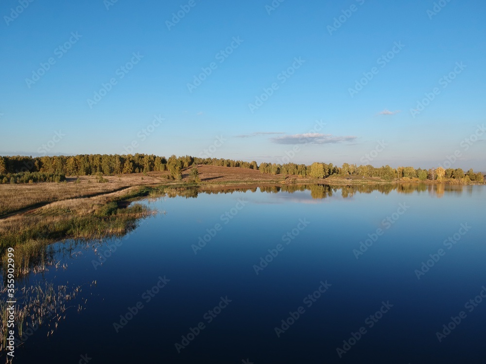 Aktash Lake near Kiselevsk City