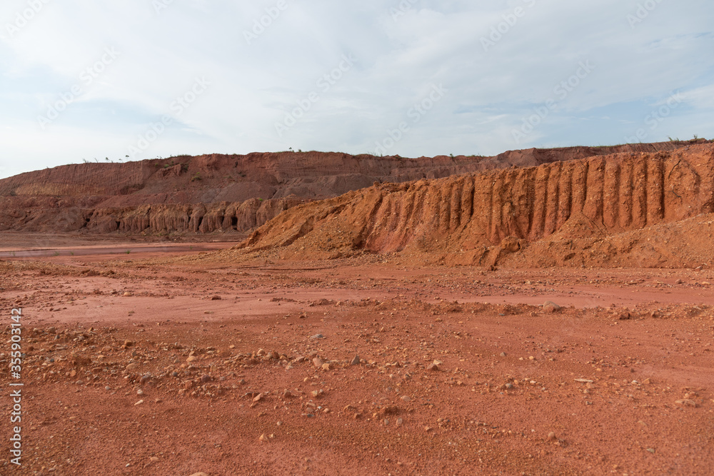 Outdoor dirt mound site landscape Outdoor dirt mound site landscape