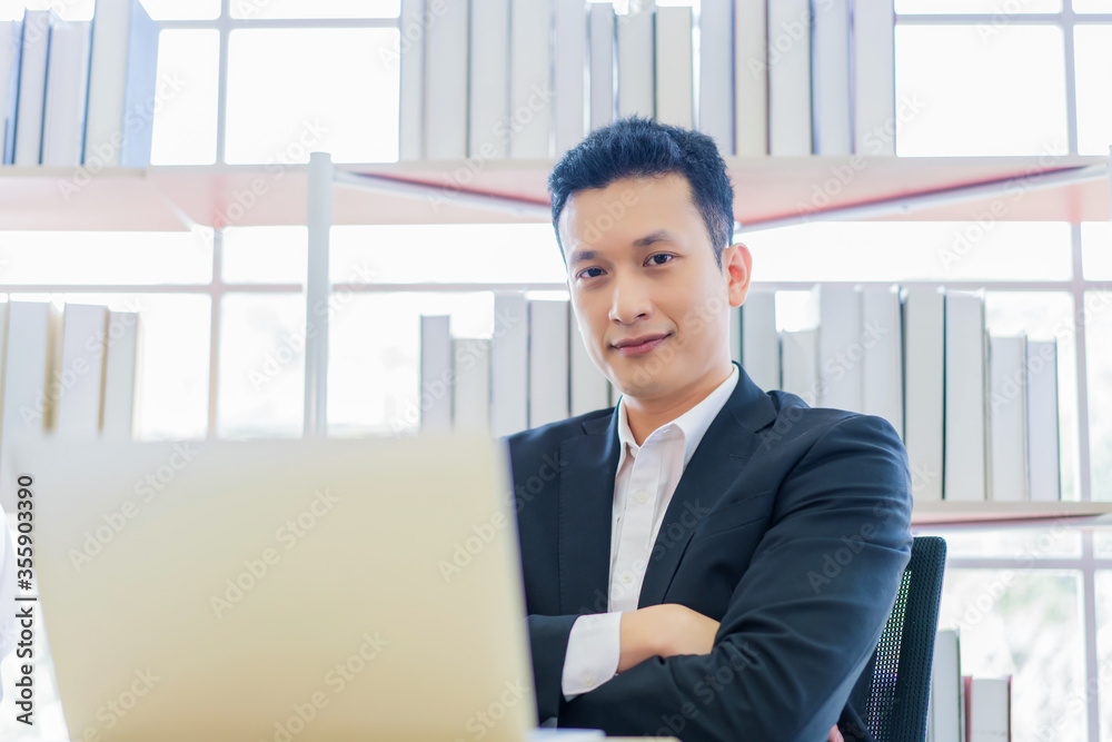 business man work from home working on tablet computer, Lifestyle businessman work at home concept. business man work from home working on tablet computer, Lifestyle businessman work at home concept.