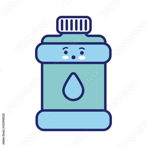 medicine bottle drug kawaii line style