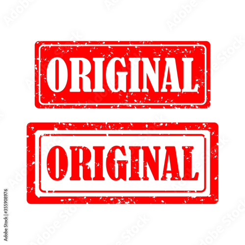 Original Rubber Stamp. Original Stamp Seal – Vector