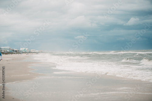 Gulf Coast waves and shoreline