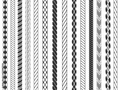 Seamless Rope Pattern Set
