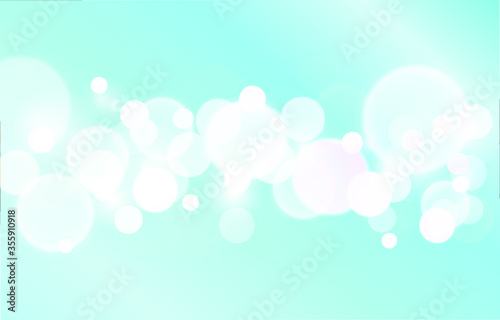 Bokeh background. Soft light effect wallpaper. Abstract background bokeh blurred. Shiny bokeh light effect. Vector illustration.