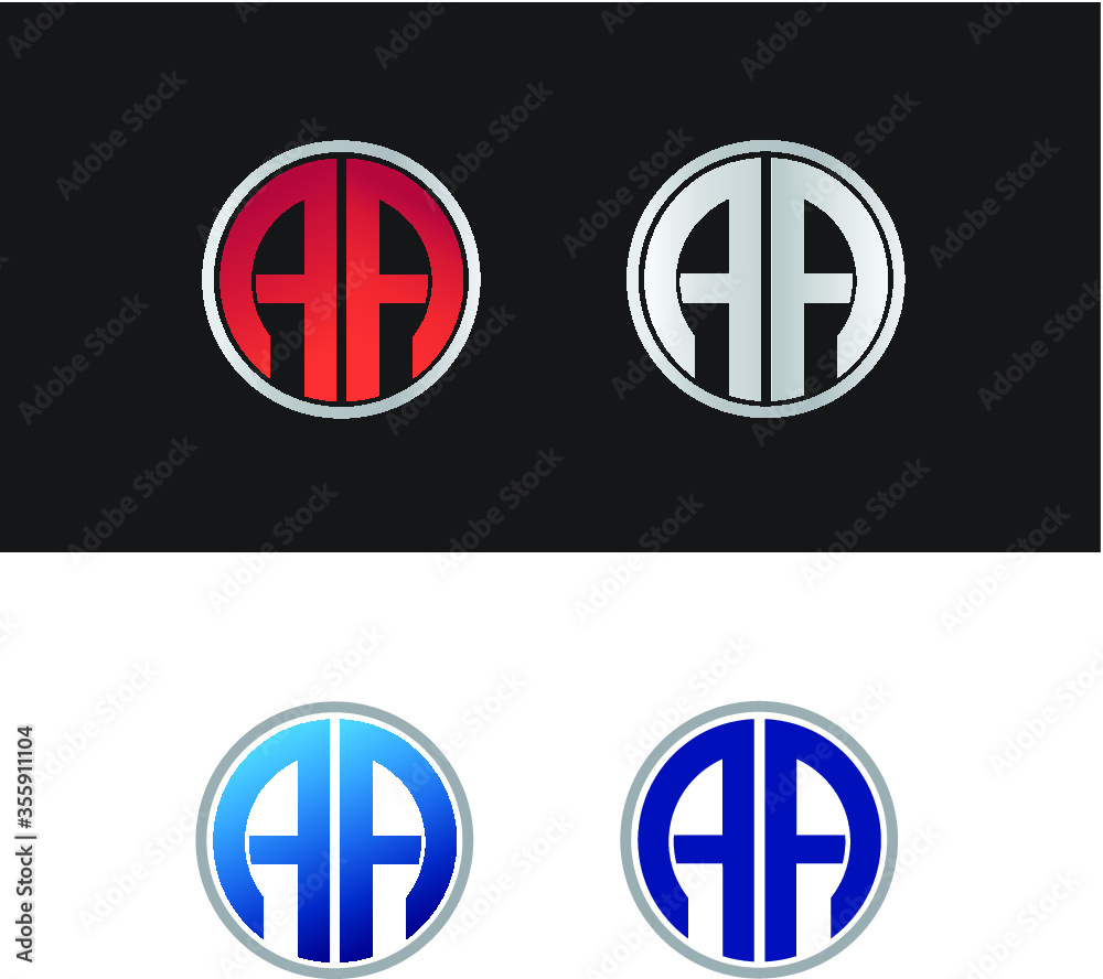 Double letter A logo Double letter A logo