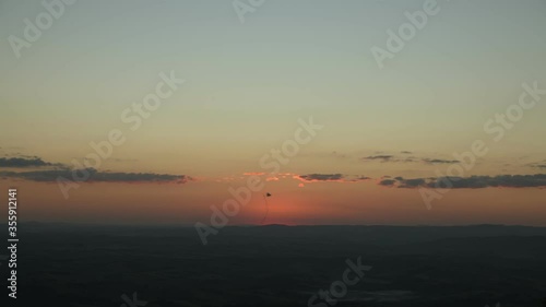 Sunset in the Mountains in Brazil