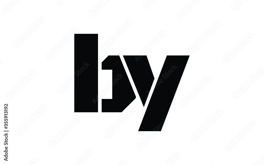 by or yb Letter Initial Logo Design, Vector Template by or yb Letter Initial Logo Design, Vector Template