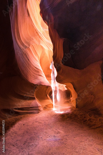 Upper Antelope Canyon mit Lightbeams, Page, Roadtrip, Slot Canyon