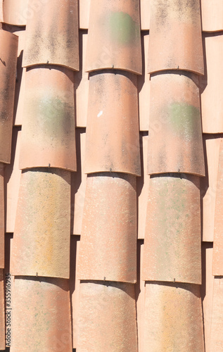 set of brick tiles with various shades of color