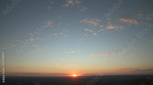 Sunset in the Mountains in Brazil