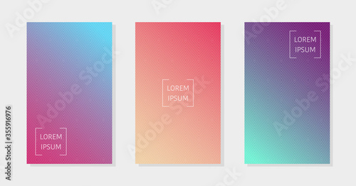 Bright gradient background. Copy space for text. Flyer with geometric texture. Brochure template layout, cover design