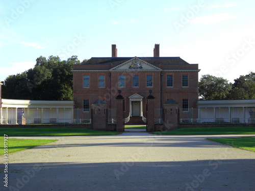 New Bern, NC / USA - September 21, 2014:  Tryon Palace, originally known as the Governor's Palace, was the official residence and administrative headquarters of the British governors of North Carolina photo