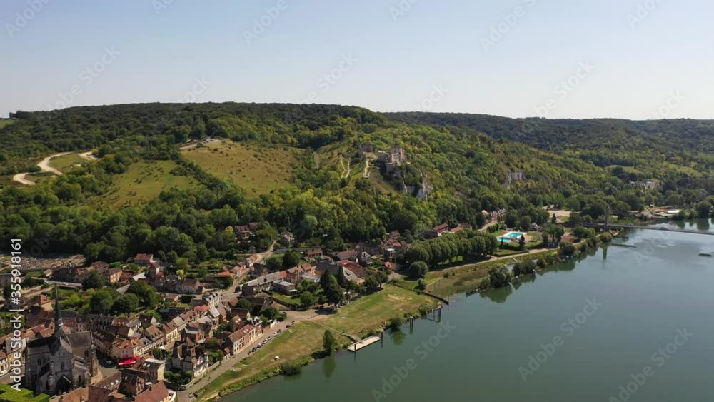 Chateau Gaillard castle, Les Andelys, Normandy, France Chateau Gaillard castle, Les Andelys, Normandy, France