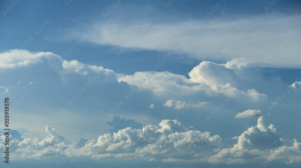 View of the cloudscape in a rainy season View of the cloudscape in a rainy season
