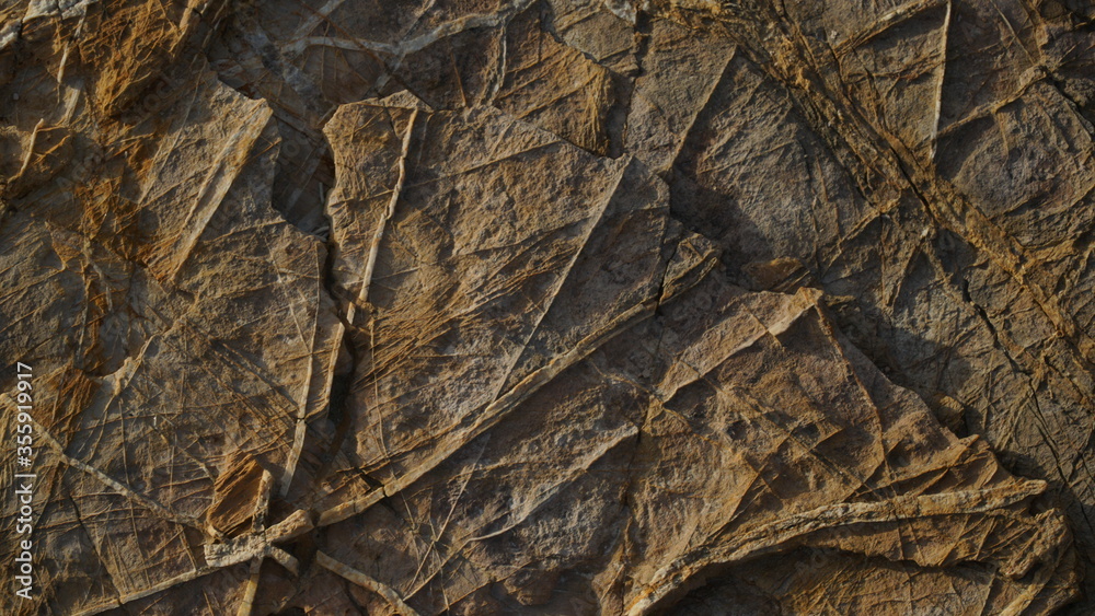Fototapeta premium Erosion creates amazing textures and patterns