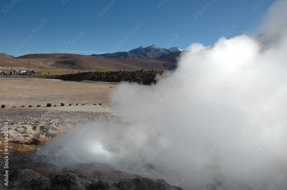 Geiser del Tatio San Pedro De Atacama Sudamerica Chile Desierto de Atacama Agua Volcanica