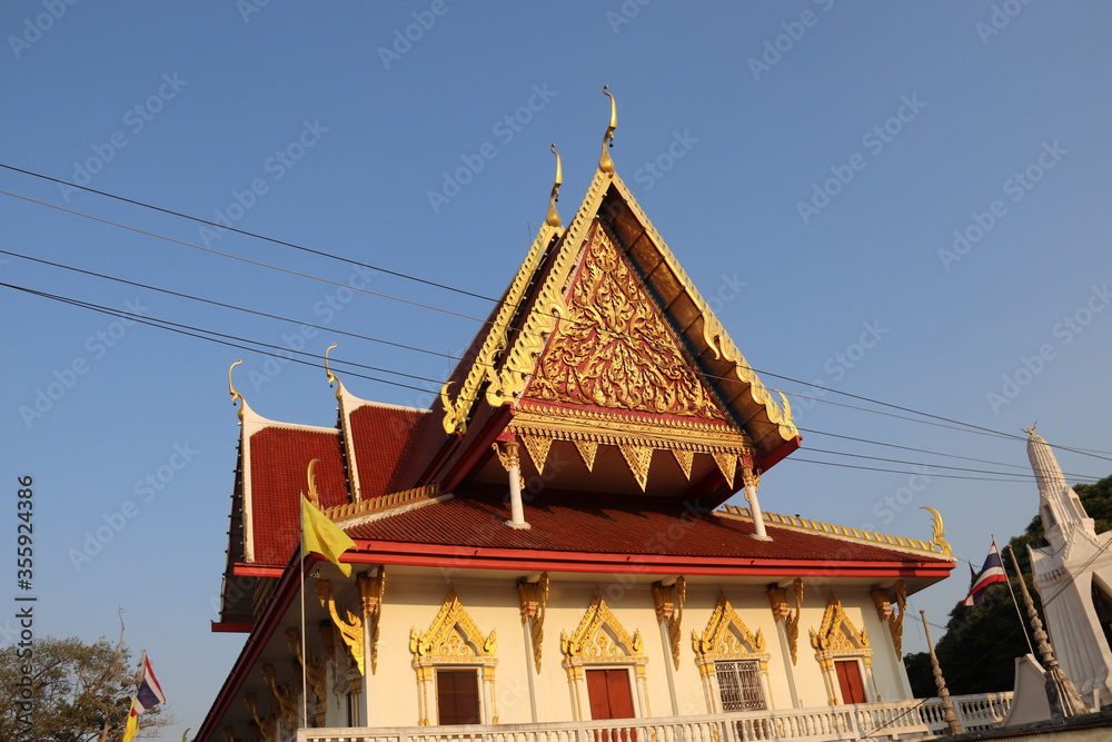 Temple à Ayutthaya, Thaïlande	