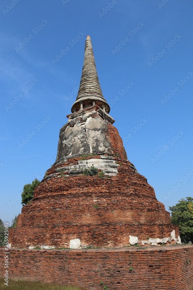 Fototapeta premium Stupa à Ayutthaya, Thaïlande