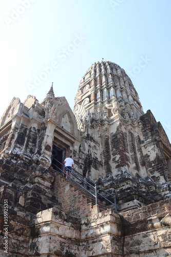 Temple à Ayutthaya, Thaïlande