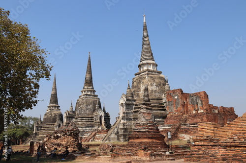 Wat Phra Si Sanphet à Ayutthaya, Thaïlande © Atlantis