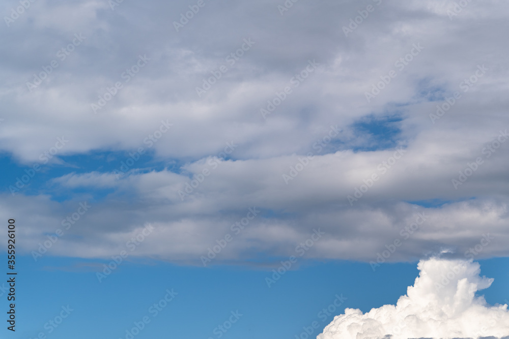 Beautiful fluffy clouds. Beautiful fluffy clouds.