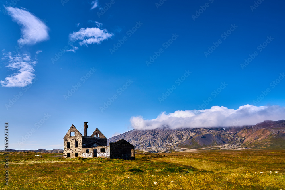 Abandoned houses and farms south of Iceland Abandoned houses and farms south of Iceland