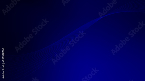 Abstract wave background. Digital frequency stripe. Waved lines for brochure and flyer design. Dynamic smoke wave. Curved wavy line. Vector gradient blue background