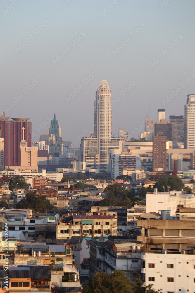 Paysage urbain à Bangkok, Thaïlande	