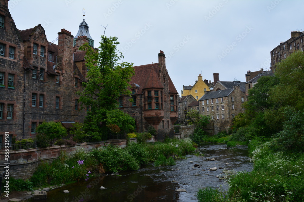 Dean Village Édimbourg Écosse Royaume-Uni