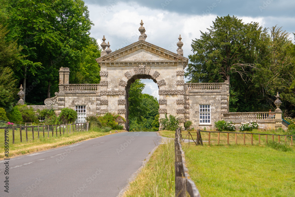 Gateway of the Fonthill Estate in Wiltshire near Hindon and Tisbury.  Built in 1795-1807 by James Wyatt 